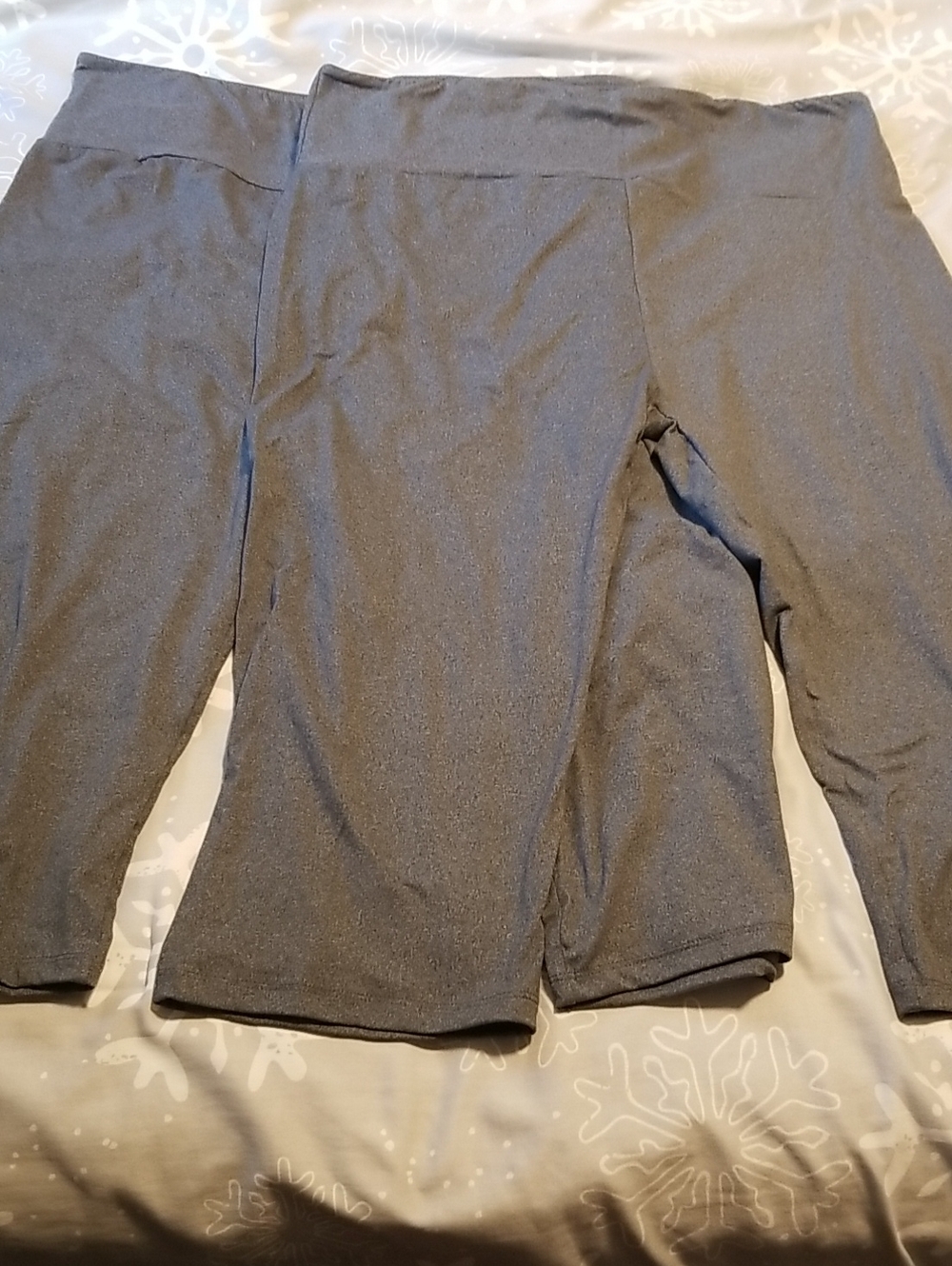 Women's Grey Pull On Capris Size 4x